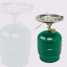 Газовий балон 8 л (зелений) з пальником - Ваш незамінний помічник на природі і вдома